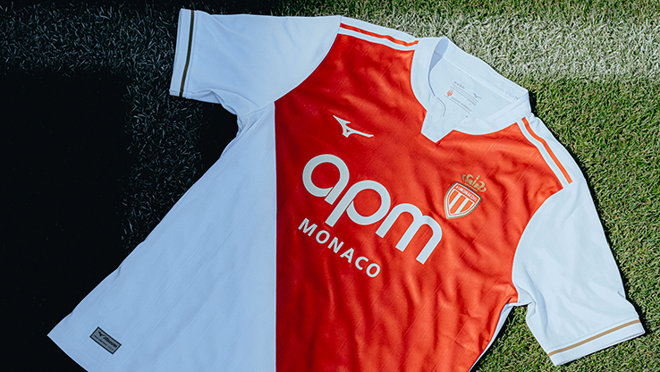 Maillot AS Monaco Signé Kappa Taille L – Neuf Sans Emballage